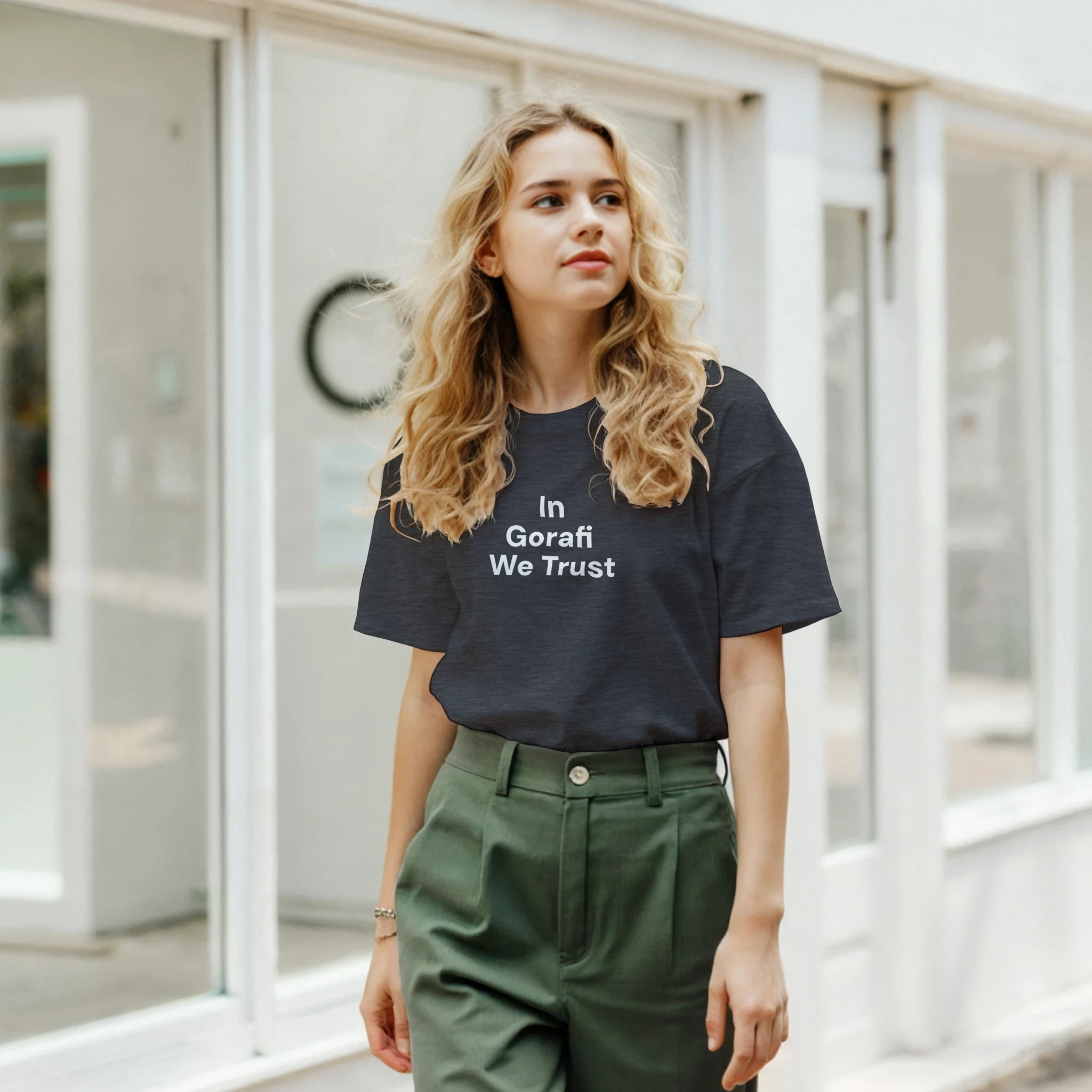 T-SHIRT IN GORAFI WE TRUST